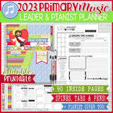 2023 Primary MUSIC LEADER Planner {EDITABLE} PRINTABLE