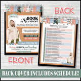 2024 CFM "FAUX" WEEKLY Bulletin Board Pages JAN-DEC {BOOK of MORMON} PRINTABLE