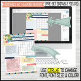 2024 EDITABLE Monthly Newsletter Templates {YW Collection} Printable