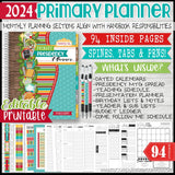 2024 PRIMARY PRESIDENCY PLANNER Printable (EDITABLE)