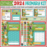 2024 Primary Kit {BINDER, WRISTBANDS, DOOR SIGNS) PRINTABLES