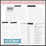 2024 YW CLASS Presidency Planner {EDITABLE} PRINTABLE