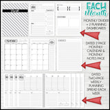 2025 EVERYDAY Personal Planner {Inside Pages Only} EDITABLE Printable