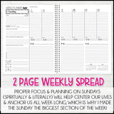 2025 Latter-day Lifestyle Planner {Inside Pages Only} EDITABLE Printable