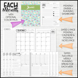 2025 Latter-day Lifestyle Planner {Inside Pages Only} EDITABLE Printable