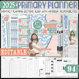 2025 PRIMARY PRESIDENCY PLANNER Printable (EDITABLE)