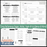 2025 Primary MUSIC LEADER Planner {EDITABLE} PRINTABLE