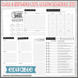 2025 YW CLASS Presidency Planner {EDITABLE} PRINTABLE