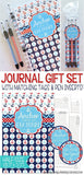 "ANCHOR Yourself With Gratitude" Journal & Notebook {Gift Set; HALF SIZE} PRINTABLE-My Computer is My Canvas