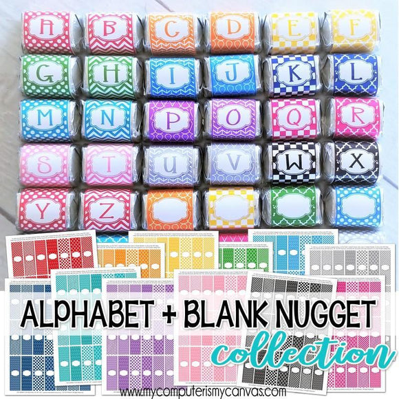 Alphabet + BLANK Nugget Collection {Discounted Bundle}-My Computer is My Canvas