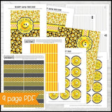 BE HAPPY Journal & Notebook {Gift Set; HALF SIZE} PRINTABLE-My Computer is My Canvas