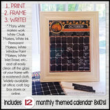 BLANK Calendar {Faux Chalkboard} PRINTABLE-My Computer is My Canvas