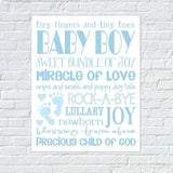 Baby Girl & Baby Boy Subway Art PRINTABLE-My Computer is My Canvas