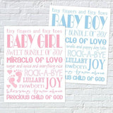 Baby Girl & Baby Boy Subway Art PRINTABLE-My Computer is My Canvas