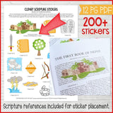 Book of Mormon Scripture Stickers {Clipart Style} PRINTABLE