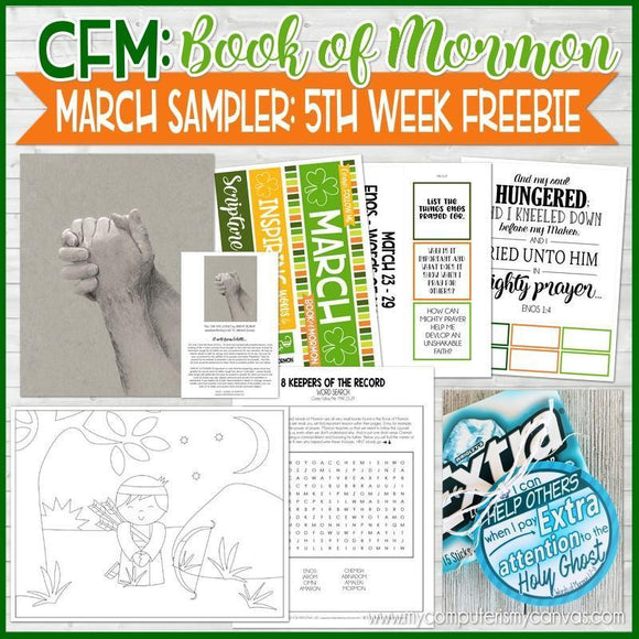 CFM 5th Week FREEBIES {MARCH 2020} - PRINTABLE SAMPLER