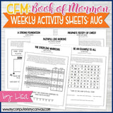 CFM BOOK of MORMON Activity Sheets {JAN-DEC 2020} DISCOUNTED PRE-ORDER BUNDLE - PRINTABLE
