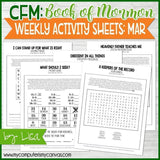 CFM BOOK of MORMON Activity Sheets {JAN-DEC 2020} DISCOUNTED PRE-ORDER BUNDLE - PRINTABLE