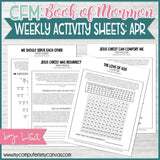 CFM BOOK of MORMON Activity Sheets {JAN-DEC 2020} DISCOUNTED PRE-ORDER BUNDLE - PRINTABLE