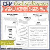 CFM BOOK of MORMON Activity Sheets {JAN-DEC 2020} DISCOUNTED PRE-ORDER BUNDLE - PRINTABLE