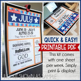 CFM BOOK of MORMON FAUX Bulletin Board Kit {DEC 2020} PRINTABLE