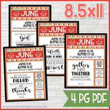 CFM BOOK of MORMON FAUX Bulletin Board Kit {JUNE 2020} PRINTABLE