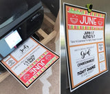 CFM BOOK of MORMON FAUX Bulletin Board Kit {JUNE 2020} PRINTABLE