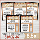 CFM BOOK of MORMON FAUX Bulletin Board Kit {NOV 2020} PRINTABLE