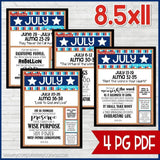 CFM BOOK of MORMON FAUX Bulletin Board Sheets {JULY-DEC 2020} DISCOUNTED PRE-ORDER BUNDLE - PRINTABLE