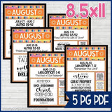 CFM BOOK of MORMON FAUX Bulletin Board Sheets {JULY-DEC 2020} DISCOUNTED PRE-ORDER BUNDLE - PRINTABLE