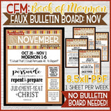 CFM BOOK of MORMON FAUX Bulletin Board Sheets {JULY-DEC 2020} DISCOUNTED PRE-ORDER BUNDLE - PRINTABLE