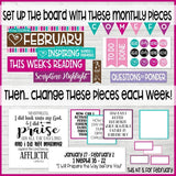 CFM BOOK of MORMON Family Bulletin Board Kit {FEB 2020} PRINTABLE