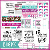 CFM BOOK of MORMON Family Bulletin Board Kit {FEB 2020} PRINTABLE