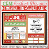 CFM BOOK of MORMON Family Bulletin Board Kit {JUNE 2020} PRINTABLE