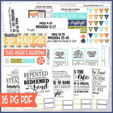CFM BOOK of MORMON Family Bulletin Board Kit {MAY 2020} PRINTABLE