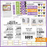 CFM BOOK of MORMON Family Bulletin Board Kit {OCT 2020} PRINTABLE