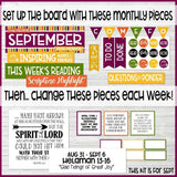 CFM BOOK of MORMON Family Bulletin Board Kit {SEPT 2020} PRINTABLE