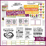 CFM BOOK of MORMON Family Bulletin Board Kit {SEPT 2020} PRINTABLE