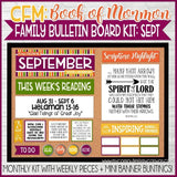 CFM BOOK of MORMON Family Bulletin Board Kits {AUG-DEC 2020} DISCOUNTED PRE-ORDER BUNDLE - PRINTABLE