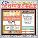 CFM BOOK of MORMON Family Bulletin Board Kits {JAN-DEC 2020} DISCOUNTED PRE-ORDER BUNDLE - PRINTABLE