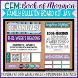 CFM BOOK of MORMON Family Bulletin Board Kits {JAN-DEC 2020} DISCOUNTED PRE-ORDER BUNDLE - PRINTABLE