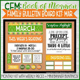 CFM BOOK of MORMON Family Bulletin Board Kits {MAR-DEC 2020} DISCOUNTED PRE-ORDER BUNDLE - PRINTABLE
