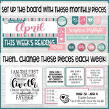CFM D&C Family Bulletin Board Kit + FAUX Sheets {APR 2021} PRINTABLE