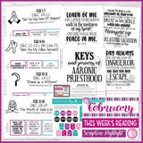 CFM D&C Family Bulletin Board Kit + FAUX Sheets {FEB 2021} PRINTABLE