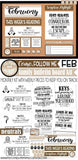 CFM D&C Family Bulletin Board Kit + FAUX Sheets {FEB 2021; neutrals} PRINTABLE