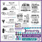 CFM D&C Family Bulletin Board Kit + FAUX Sheets {JAN 2021} PRINTABLE