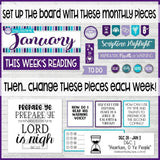 CFM D&C Family Bulletin Board Kit + FAUX Sheets {JAN 2021} PRINTABLE