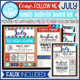 CFM D&C Family Bulletin Board Kit + FAUX Sheets {JAN-DEC 2021} ANNUAL BUNDLE PRINTABLE