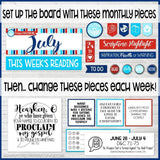 CFM D&C Family Bulletin Board Kit + FAUX Sheets {JAN-DEC 2021} ANNUAL BUNDLE PRINTABLE