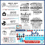 CFM D&C Family Bulletin Board Kit + FAUX Sheets {JAN-DEC 2021} ANNUAL BUNDLE PRINTABLE